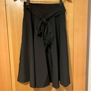 Black Women's Mid Length Skirt